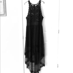 High low black Bebe dress